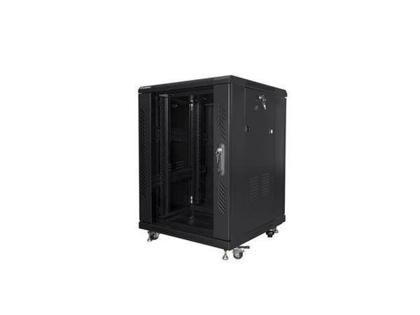 LANBERG RACK CABINET 19" FREE-STANDING 15U/600X600 BLACK (FLAT PACK) FF01-6615-12B