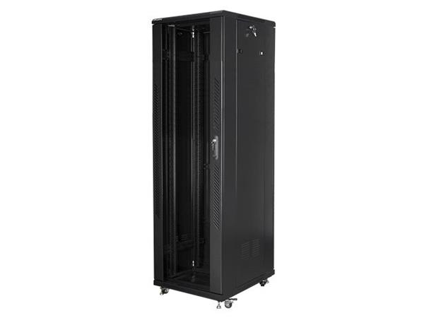 LANBERG RACK CABINET 19" FREE-STANDING 42U/600X800 (FLAT PACK) BLACK FF01-6842-12B