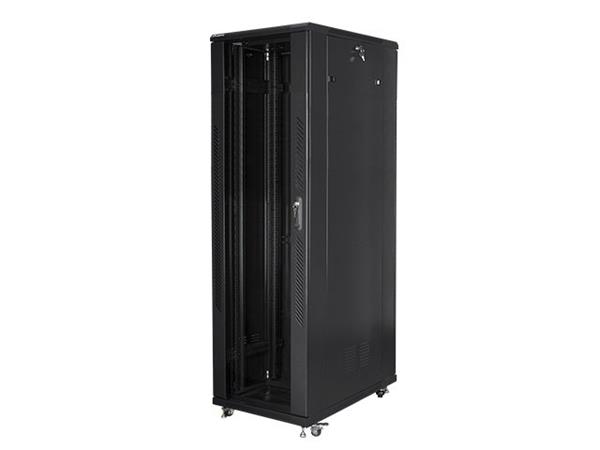 LANBERG RACK CABINET 19" FREE-STANDING 42U/800X1000 (FLAT PACK) BLACK FF01-8042-12B