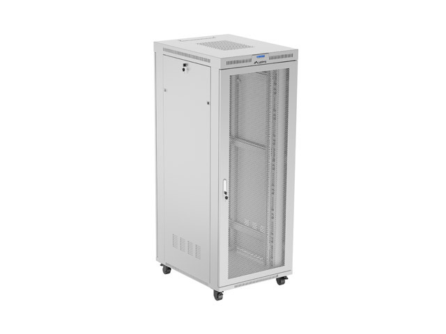 Lanberg RACK CABINET 19" FREE-STANDING 42U/800X1000 (FLAT PACK) WITH MESH DOOR LCD GREY FF01-8042-23SL