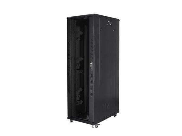 LANBERG RACK CABINET 19" FREE-STANDING 42U/800X1200 BLACK (FLAT PACK) FF01-8242-12B