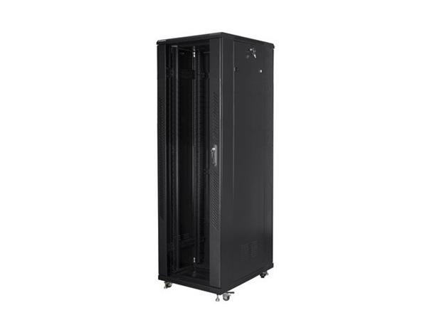 LANBERG RACK CABINET 19" FREE-STANDING 42U/800X800 (FLAT PACK) BLACK FF01-8842-12B