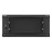 LANBERG RACK CABINET 19" WALL-MOUNT 4U/600X600 (FLAT PACK) WITH GLASS DOOR BLACK V2 WF01-6604-10B