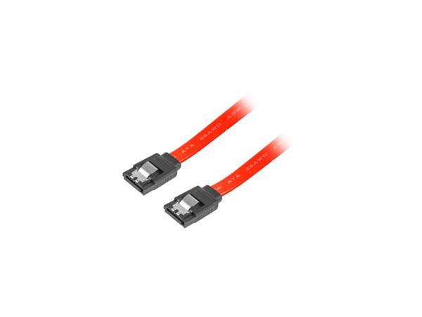 LANBERG SATA DATA III (6GB/S) F/F CABLE 70CM METAL CLIPS BLACK CA-SASA-14CC-0050-R