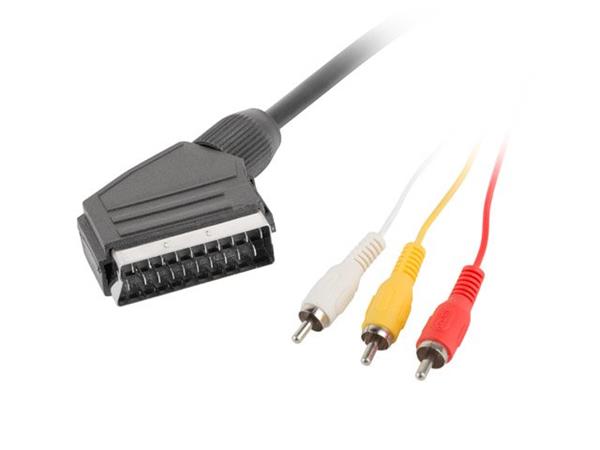 LANBERG USB-A M/M 2.0 CABLE 0.5M BLACK CA-EURC-10CC-0018-BK