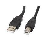 LANBERG USB-A (M) na USB-B (M) 2.0 kabel 1,8m, černý