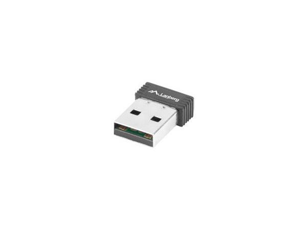 LANBERG USB ADAPTÉR BEZDRÁTOVÁ SÍŤOVÁ KARTA NC-0150-WI N150 1X INTERNÍ ANTÉNA