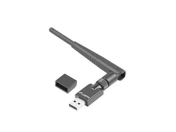 LANBERG USB ADAPTÉR BEZDRÁTOVÉ SÍŤOVÉ KARTY NC-0150-WE N150 1X EXTERNÍ ANTÉNA