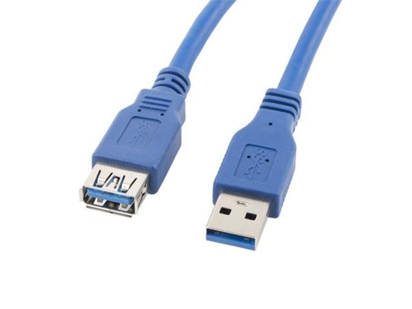 LANBERG USB MICRO(M)->USB-A(M) 2.0 CABLE 1M BLUE PREMIUM QC 3.0 CA-US3E-10CC-0030-B