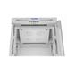 LANBERG Volně stojící skříň 19" 15U/600x600 LCD skleněné dveře šedá FF01-6615-12SL