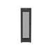LANBERG Volně stojící skříň 19" 42U/600x1000 (v rozloženém stavu) síťované dveře LCD černá (RAL9004) FF01-6042-23BL