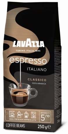 Lavazza Caffee Espresso káva zrnk. 250g 8000070018860