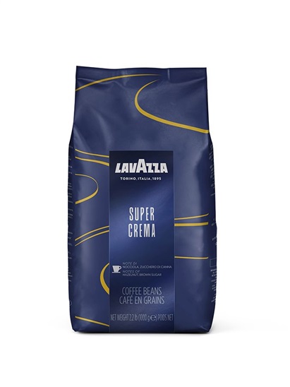 Lavazza Super Crema BAG káva zrnk. 1000g 8000070042025