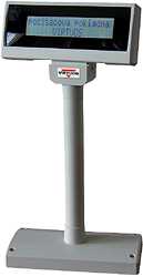 LCD zák.displej FL-2024MW 2x20 RS232, bílý EJA0002