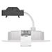 LED bodové svietidlo Exclusive biele, kruh 5W teplá biela 8592920054482