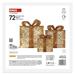 LED darčeky, 3 veľkosti, vnútorné, teplá biela 8592920098608