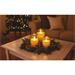 LED dekorácia - 3x vosková sviečka v skle, 6x AA, teplá biela, časovač 8592920147436