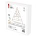 LED dekorácia – svietiaci stromček s ozdobami, 40 cm, 2xAA, vnútorný, teplá biela, časovač 8592920110928