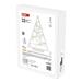 LED dekorácia – svietiaci stromček s ozdobami, 40 cm, 2xAA, vnútorný, teplá biela, časovač 8592920110928