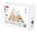 LED drevená vianočná krajina, 23,5 cm, 2x AA, vnútorný, teplá biela, časovač 8592920135204
