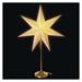 LED hviezda papierová so zlatým stojančekom, 45 cm, vnútorná 8592920099513
