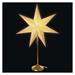 LED hviezda papierová so zlatým stojančekom, 45 cm, vnútorná 8592920099513