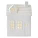 LED keramický domček, 18 cm, 1x CR2032, vnútorná, teplá biela, časovač 8592920147474