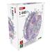 LED nano reťaz na cievke, strieborný, 14,4 m, multicolor, časovač 8592920158739