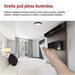 LED nástenné svietidlo ILVI, kruhové 30 W, stmievanie + CCT, čierna + drevo 8592920157374