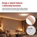 LED nástenné svietidlo ILVI, kruhové 30 W, stmievanie + CCT, drevo 8592920157411