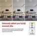 LED nástenné svietidlo ILVI, kruhové, 30 W, stmievateľné so zmenou CCT, biela + drevo 8592920157350