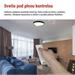 LED nástenné svietidlo ILVI, kruhové 45 W, stmievanie + CCT, čierna + šampanská 8592920157473