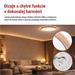 LED nástenné svietidlo ILVI, kruhové 45 W, stmievateľné so zmenou CCT, biela + drevo 8592920157435