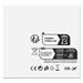 LED orientačné vstavané svietidlo 80×80, 1,5W teplá b.,IP65 8592920037355