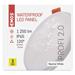 LED panel 155mm, kruhový vstavaný biely, 13W neutr. b., IP65 8592920067963