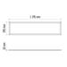LED panel 30×120, obdĺžnikový vstavaný biely, 40W neutr. b. 8592920076781