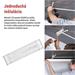 LED panel BAXXO 30×120, obdĺžnikový prisazeny biely, 36W neutr. b. 8592920143186