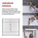 LED panel BAXXO 60×60, štvorcový prisazeny biely, 36W neutr. biela 8592920143124