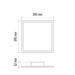 LED panel prisadený 60x60, 40W, stmiev.so zmenou CCT 8592920090480