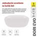 LED prisadené svietidlo DORI EVO, štvorcové, 24W, Neutrálna biela 8592920160930