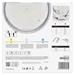 LED prisadené svietidlo FLERI, kruhové 20W, so zmenou CCT 8592920160855