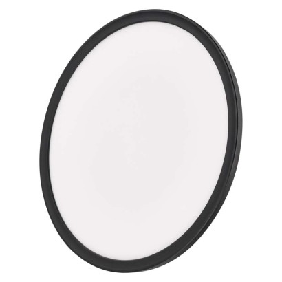 LED prisadené svietidlo FLORI okrúhle, čierné, 18W, neutrálna biela 8592920132425