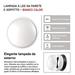LED prisadené svietidlo, kruhové čierna/biela 14W teplá b. 8592920057117
