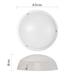 LED prisadené svietidlo, kruhové čierna/biela 14W teplá b. 8592920057117