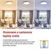 LED prisadené svietidlo REMI, kruhové 45W, stmiev.so zmenou CCT 8592920150177