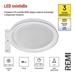 LED prisadené svietidlo REMI, kruhové 45W, stmiev.so zmenou CCT 8592920150177