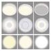 LED prisadené svietidlo RORI kruhové, biele, 17W, CCT 8592920133156