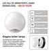 LED prisadené svietidlo s pohyb. senz., kruhové č/b 14W t.b. 8592920057131