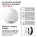 LED prisadené svietidlo s pohyb. senz., kruhové č/b 14W t.b. 8592920057131