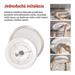 LED prisadené svietidlo SABI, kruhové 45W, stmiev.so zmenou CCT 8592920150153